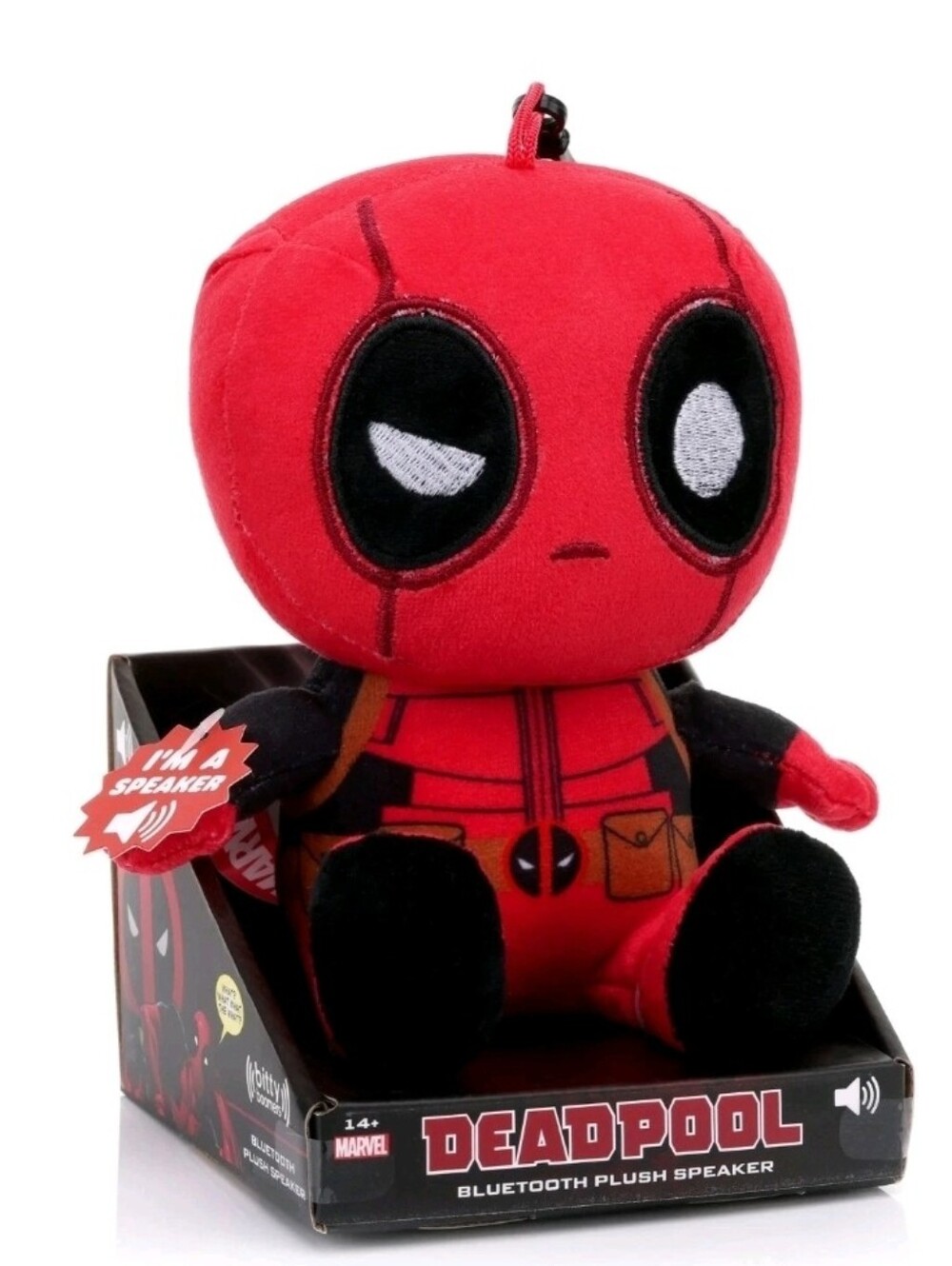 NWT Marvel Deadpool Plush Bluetooth Speaker Stuffed Animals and Plush Toys